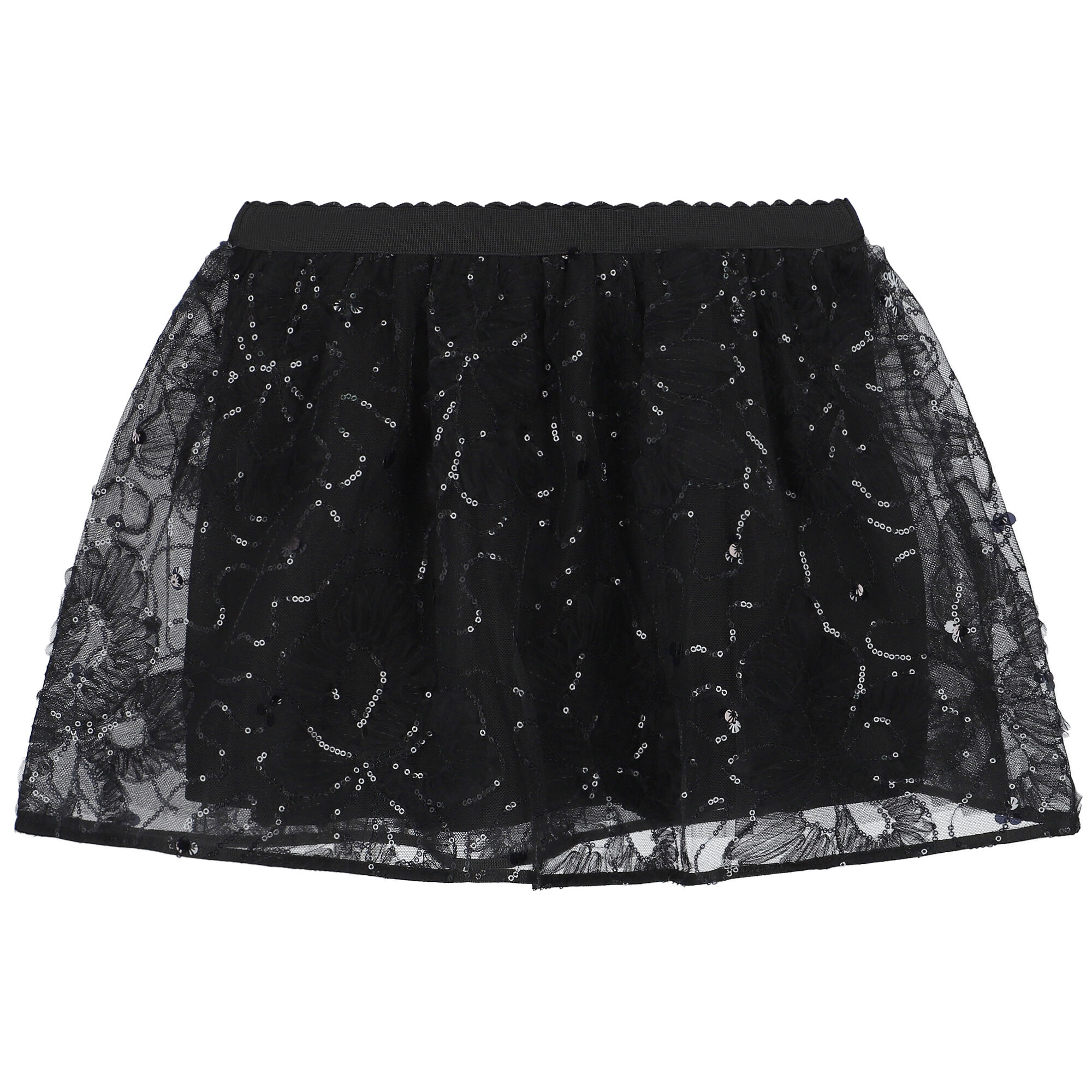 Girls black tulle skirt 2025
